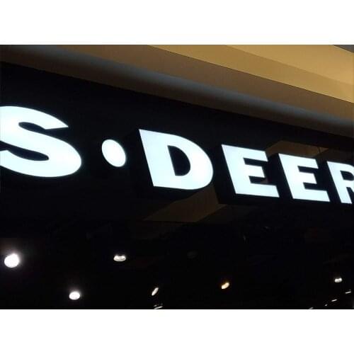 Custom Acrylic Flash Advertising Nails Waxing LED Letter Sign