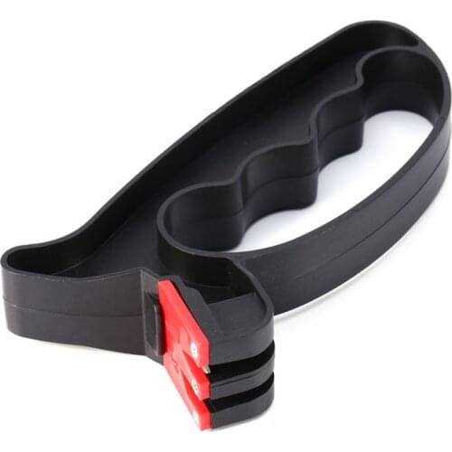 Practical 2 In 1 Knife Sharpener Hand Scissors Sharpening Perfect Grinding Stone Kitchen Knife Care Tools Kitchen Accessories