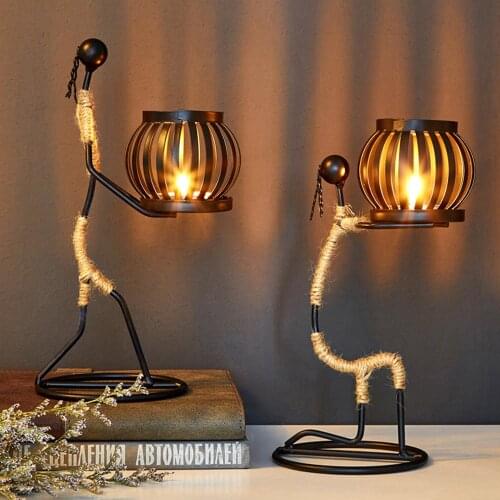Tnukk Decorative Metal Candlesticks