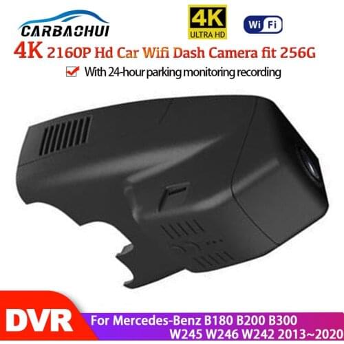 4K Car DVR Wifi Video Recorder Dash Cam Camera hd 2160P high quality For Mercedes-Benz B180 B200 B300 W245 W246 W242 2013 ~ 2020