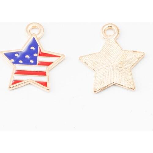 YEPENGFEI 40 PCS star Charms Alloy jewelry Pendants for Jewelry Making DIY Handmade Craft Accessories js2150