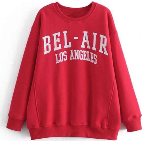 2021 Women Winter Fashion Oversized Hoodies Plus Velvet Sweatshirts Vintage Letter Long Sleeve Female Harajuku Streetwear Tops