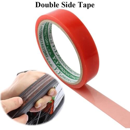 1pc Bicycle Double Side Tape Bike Tools Bike Tire Adjustment Tubular Adhesive Glue Tapes Bike Supplies Road Bike Accessories
