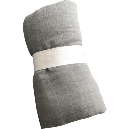 120x120cm Baby Muslin Receiving Blanket Infant Swaddle Wrap Newborn Bath Towel XXFE