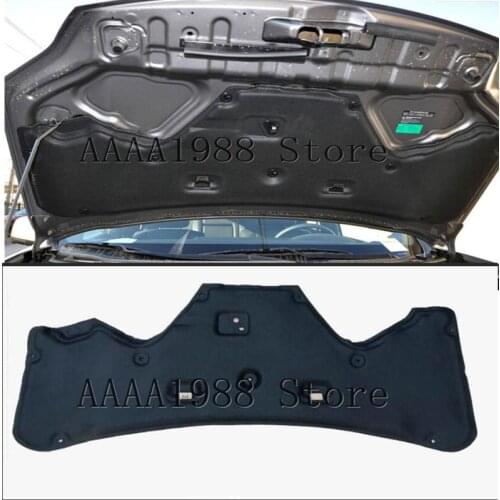 2008-2013 for Nissan X-Trail Rouge Car Heat Sound Insulation Cotton Front Hood Engine Firewall Mat Pad Cover Noise Deadener