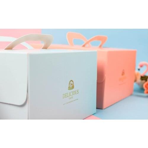 20x20x15CM 6 inch cake Box,kraft paper boxes Biscuit Cookies Box,food box.100piece\lot