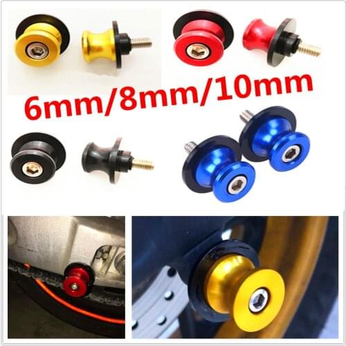 6mm 8mm 10mm Spools Sliders motorcycle Swingarm for Kawasaki VERSYS 650cc ZG1000 CONCOURS ZRX1100 1200 ZX1100 ZX11