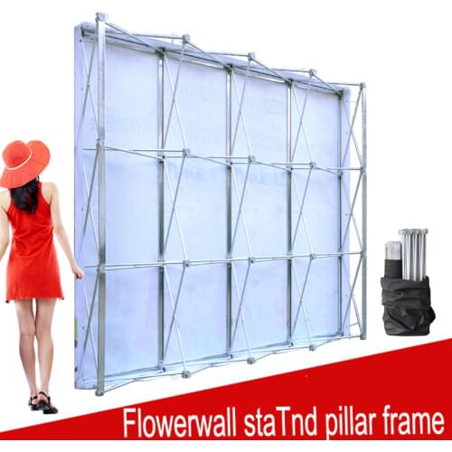 Aluminum folding Flower Wall Stand Frame for Wedding background decoration Exhibition Display base Stand Trade Advertising Show