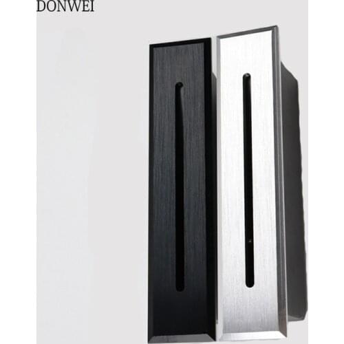 Aluminum Modern Brief LED Stair Wall Lights AC85-265V 3W Wall Mounted Staircase Background Recessed Stair Step Aisle Lamps