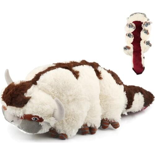 50cm Anime Kawaii Avatar The Last Airbender Appa Plush Toys Tv Series Momo Plush Appa Avatar Stuffed Christmas plush Pillow
