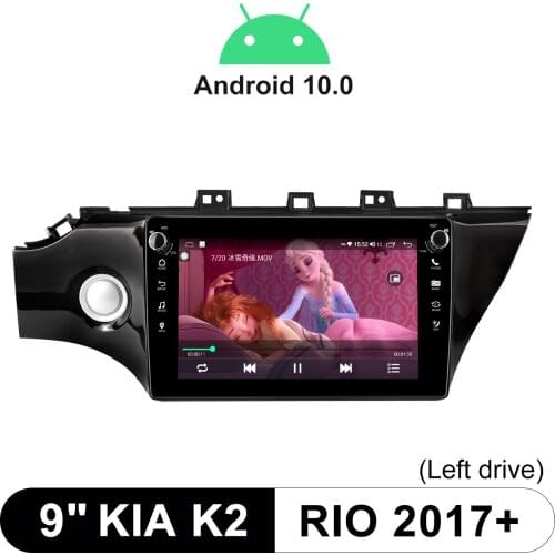 Android 10 Car Radio For Kia K2 Rio 2017+ Bluetooth 9'' GPS 4G Multimedia Player Wireless Carplay Support Steering Wheel Control