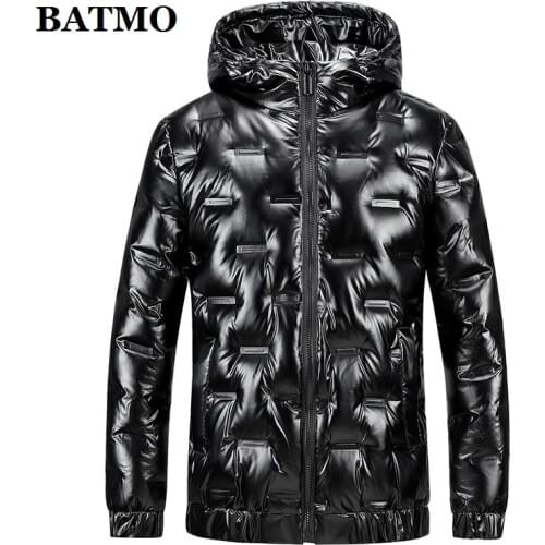 BATMO 2020 new arrival winter white duck down hooded jackets men,warm waterproof parkas,thicked coat,YR2020