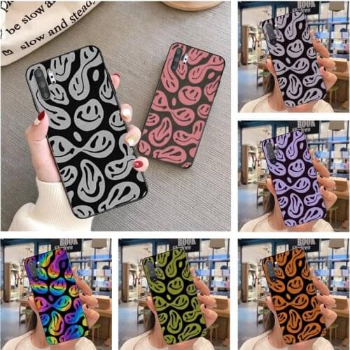 Smiley Face Pattern Smiley Phone Case For Samsung Galaxy Note20 ultra 7 8 9 10 Plus lite Samsung M21 M31S M30S M51