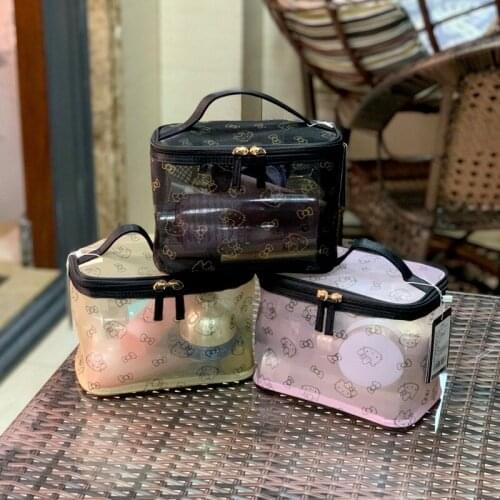 Hello Kitty Transparent Cosmetic Bags
