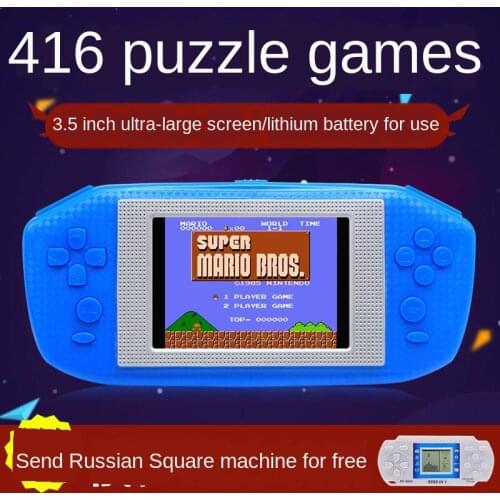 Color screen handheld game console childrens puzzle small handheld nostalgia classic Super Mary student retro nostalgia