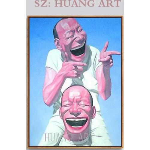 Handmade the big mouth idea oil painting on canvas extremely unique art gifts for children room decor