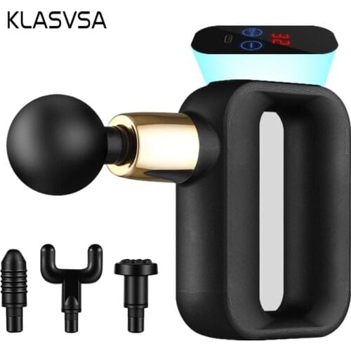 KLASVSA Mini Massage Gun Muscle Relaxation Fascia Gun Pain Relief Shaping Slimming Body Massager