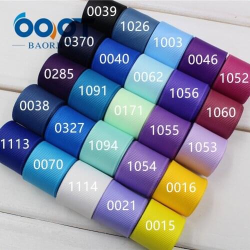 OOOT BAORJCT 173303 , 25mm Solid Color Grosgrain Ribbon 10 yards , DIY handmade clothing accessories , Jewelry & Accessories