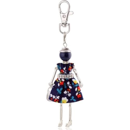 Statement Keychain Charm Fashion Pendant Bag Jewelry Trendy Key Chain For Women Holder Wholesale
