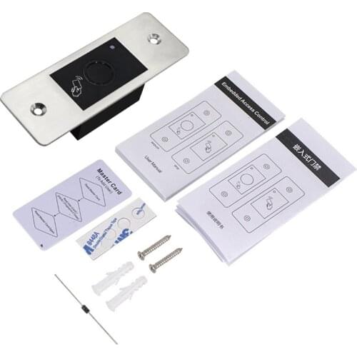 Metal IP66 Waterproof Outdoor Use Embedded Biometric Fingerprint Access Controller Standalone RFID Card Door Access Control