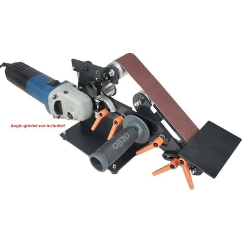 Mini DIY Belt Machine Bracket Angle Grinder Refitted Belt Sander Sharpener Hand-Held Polishing Sharpening Machine 730x50MM