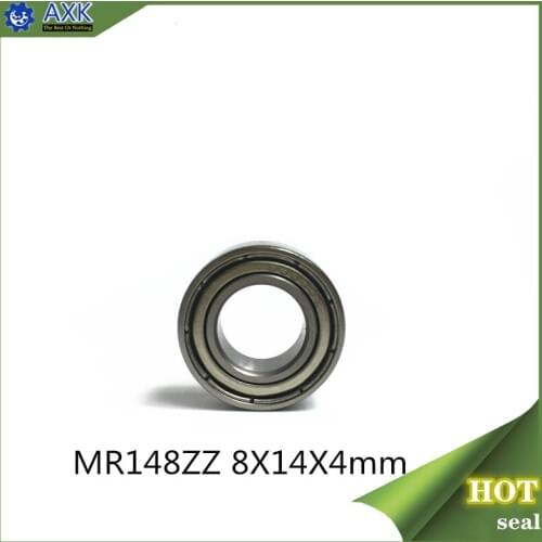 MR148ZZ ABEC-1 (50PCS) 8X14X4mm Miniature Ball Bearings MR148ZZ