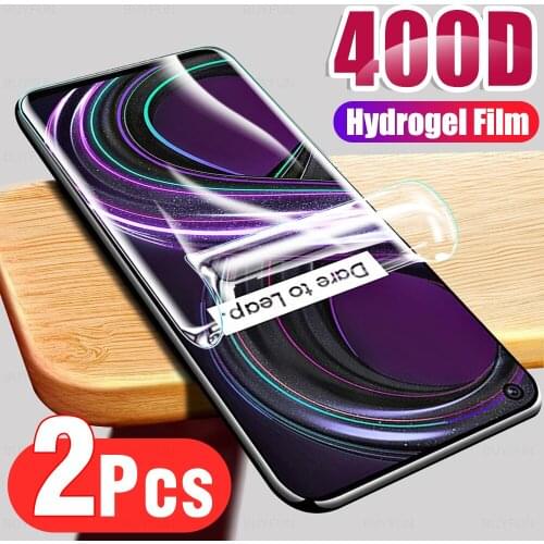 2Pcs Full Cover Soft Hydrogel Film For OPPO Realme 8s 5G Screen Protection For Realmi Realme8s 6.5inch 2021 Protector Not Glass