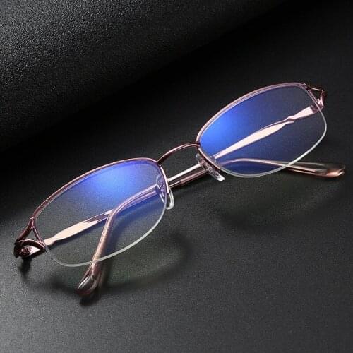 Seemfly Reading Glasses Ultralight Anti Blue Rays Men Women High Quality Half Frame Presbyopic Eyeglasses Mirror Unisex Eyewear