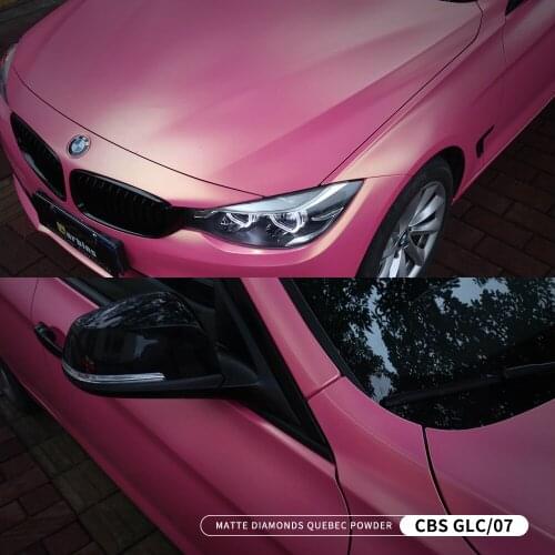 Carbins Film Customized Design Fancy Car Hood Full Body Sticker Wrap Matt Pink