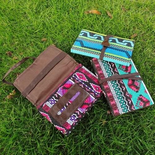 Portable Cigarette Tobacco Bag Rolling Paper Storage Pouch Tobacco Pouch Paper Holder Smoking Accessories