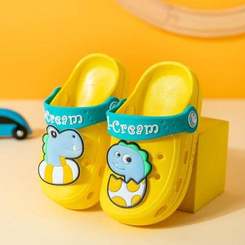 New Fashion Children Garden Shoes Boys and Girls Cartoon Sandal Summer Slippers High Quality Non-Slip Kids Garden Baby Sandals