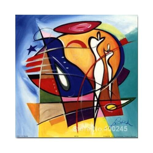 Modern Art Painting Stars and Stripes I oil on canvas High quality Handmade