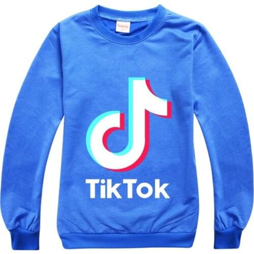 TIK TOK Hoodies Sweatshirt Fleece Tracksuit Sports Sweatshirt Spring Autumn Casual Loose Jumper