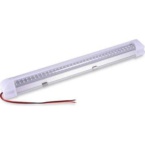 LED Modulator Tube LED 34cm 12V Low Voltage Lamp LED Compartment Automobile Lights LED T5 Lamp Cold White with Switch