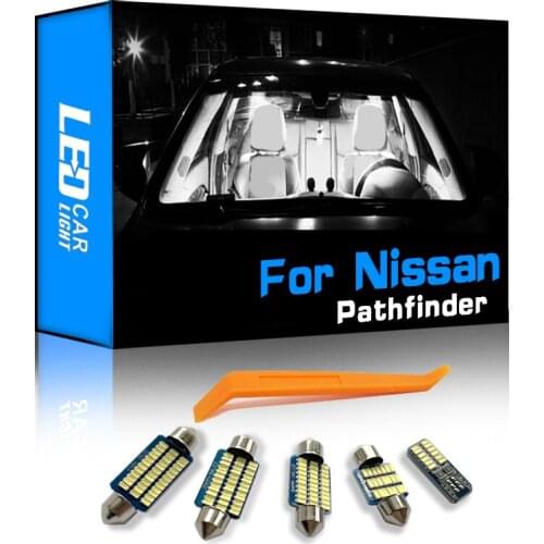 Interior LED For Nissan Pathfinder WD21 R50 R51 R52 1986-2020 Canbus Vehicle Bulb Indoor Dome Map Reading Light Auto Kit