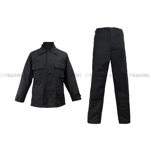 Us army military uniform for men Army Suit Military Clothing (Black) CL-01-BK