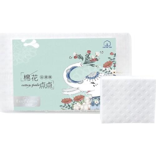 250 PCS/Box Cotton Sheets 250 Massage Granule Cotton Removal Slices Makeup Piece Cleaner Nail Cleaning