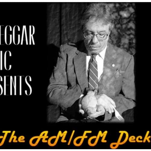 AM FM DECK RED by Michael Breggar Magic Tricks Gimmicks Prop Magia Magician Stage Classic Toys Illusion Funny Mentalism magie
