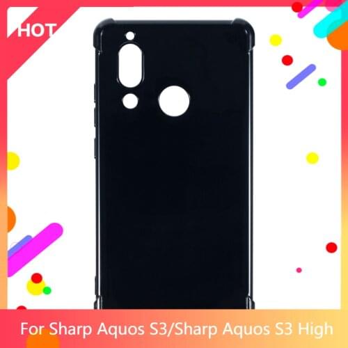 Aquos S3 Case Matte Soft Silicone TPU Back Cover For Sharp Aquos S3 High Phone Case Slim shockproof