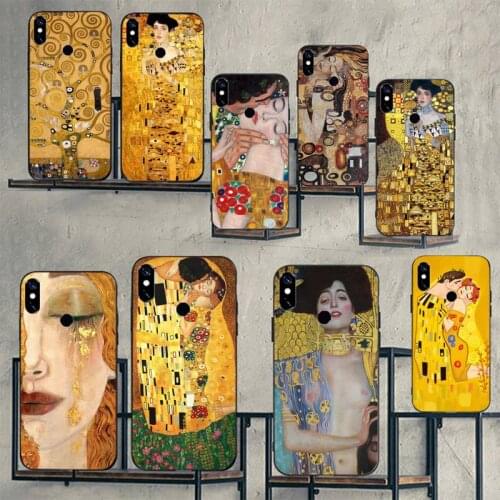 Kiss by Gustav Klimt Design Phone Case For Xiaomi Redmi note 7 8 9 pro 8T 9S Mi Note 10 Lite pro