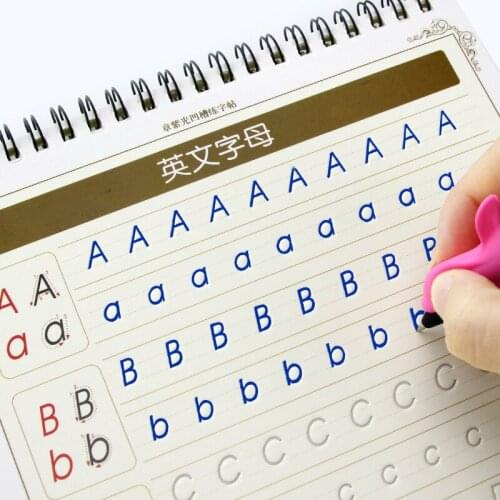 Children writing Learning English Practice Book English Copybook For Calligraphy Books For Kids Word Childrens Book Handwriting