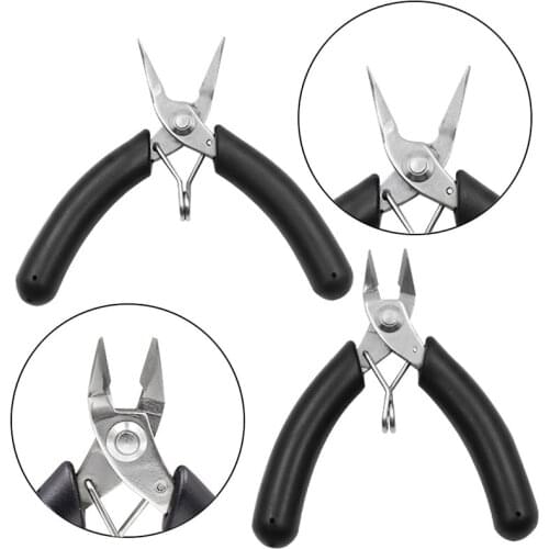 Diagonal Plier Mini Bolt Cutter Small Soft Electronic Cutting Plier Wire Insulator Rubber Handle Hand Cutting Plier