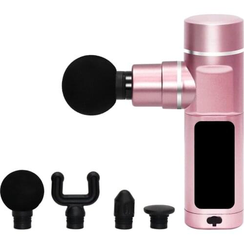 Electric Mini Massage Gun Deep Tissue Massager Body Neck Muscle Vibration Relaxation Pain Relief Handhold Therapy Fascia Gun