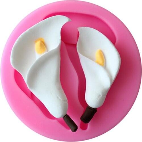 The Calla Lily Flower Fondant Cake Mold Chocolate Mould For The Kitchen Baking Sugarcraft Decoration Tool