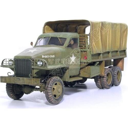 1:25 Scale American Studebaker US6 Military truck 3D Paper Model Kit