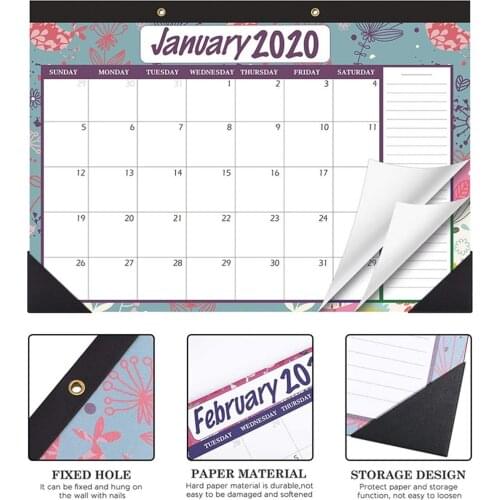 New Home Fashion 2022 English Desktop Fresh And Portable Pendulums Calendar : 2021.7-2022.12 Decoration Accessories