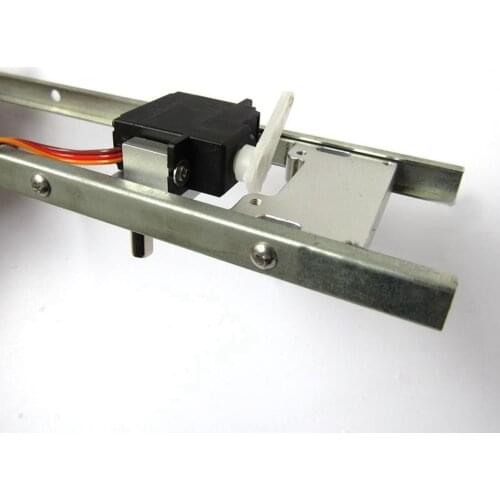 Upgrade Metal Steering Servo Part with Screws Fixed Mounting Bracket for WPL Military General Model Truck Universal RC Car