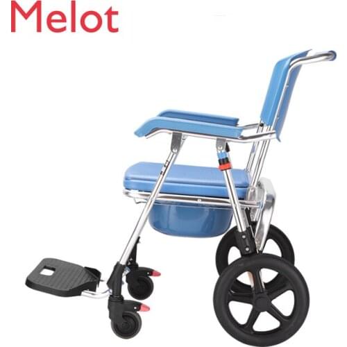 Wheelchair Belt Pedestal Pan Paralysis The Elderly Can Take A Shower Wheelchair Many Function Move Closestool Disabled