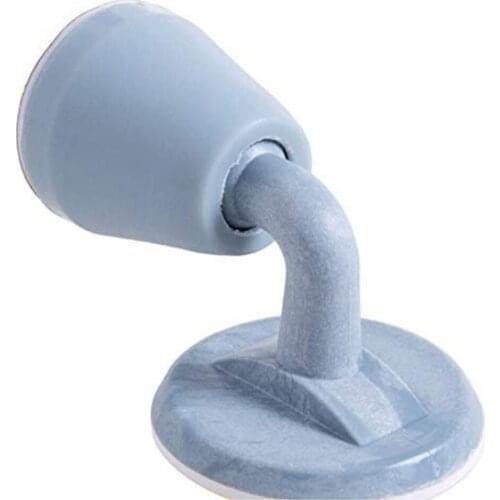 Silicone Door Stop Stopper Home Adhesive Door Wall Bumper Practical Floor Protective Pad Holder Wall Protectors Bumper Crash Pad