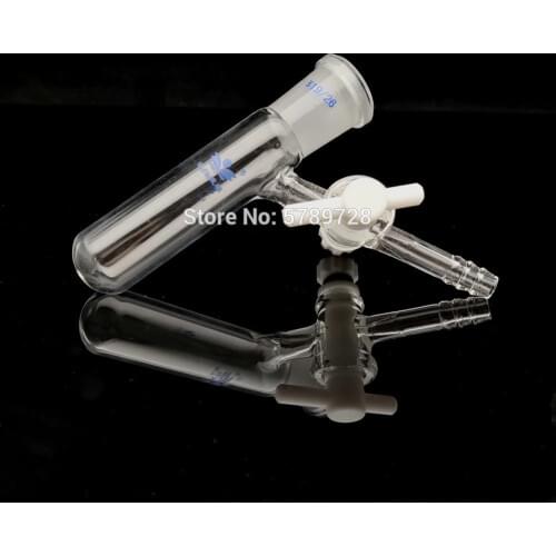 1PC 10ml to 250ml Glass Reaction tube with standard grinding mouth,schlenk tube with PTFE piston Suitable for fine experimental